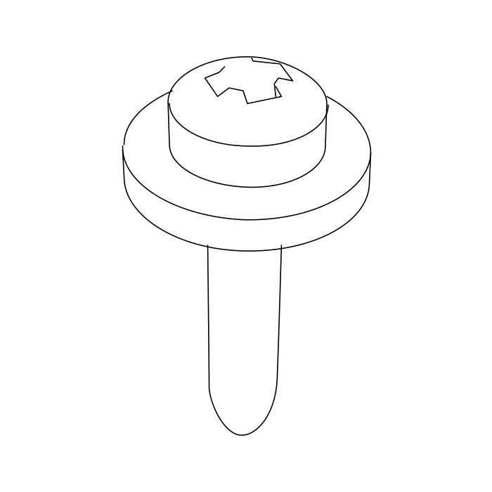 Genuine Maxus B00005391 Bolt/screw-front Side Door Step Cover - technical drawing