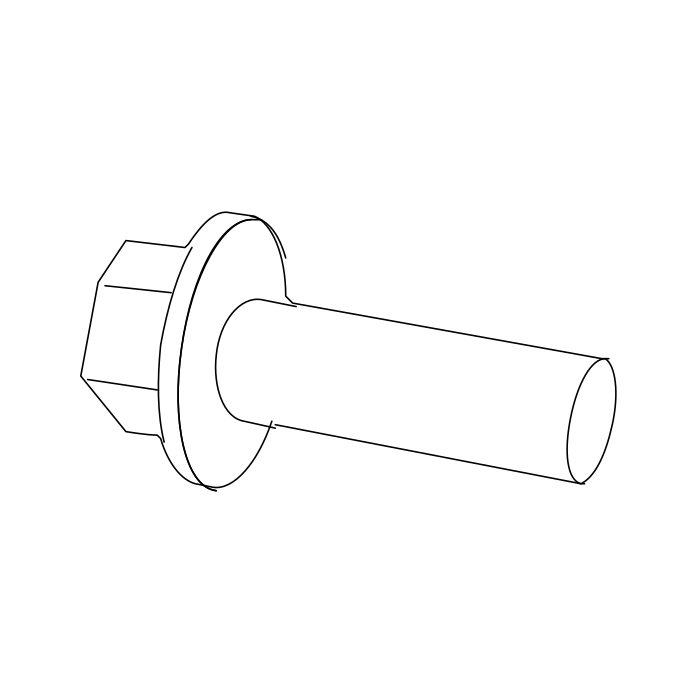 Genuine Maxus B00005789 Bolt-front Brake Caliper - technical drawing