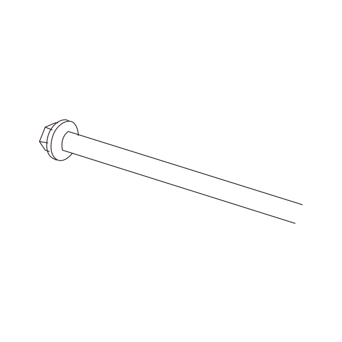 Genuine Maxus B00005956 Bolt-leaf Spring Rear Carrier Rear To Body - technical drawing