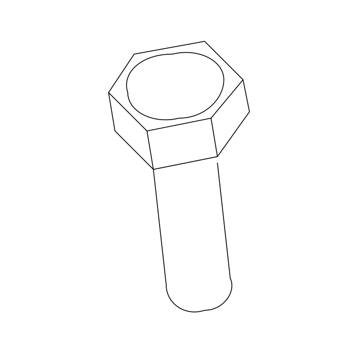 Genuine Maxus B00006046 Bolt-high Pressure Pump - technical drawing