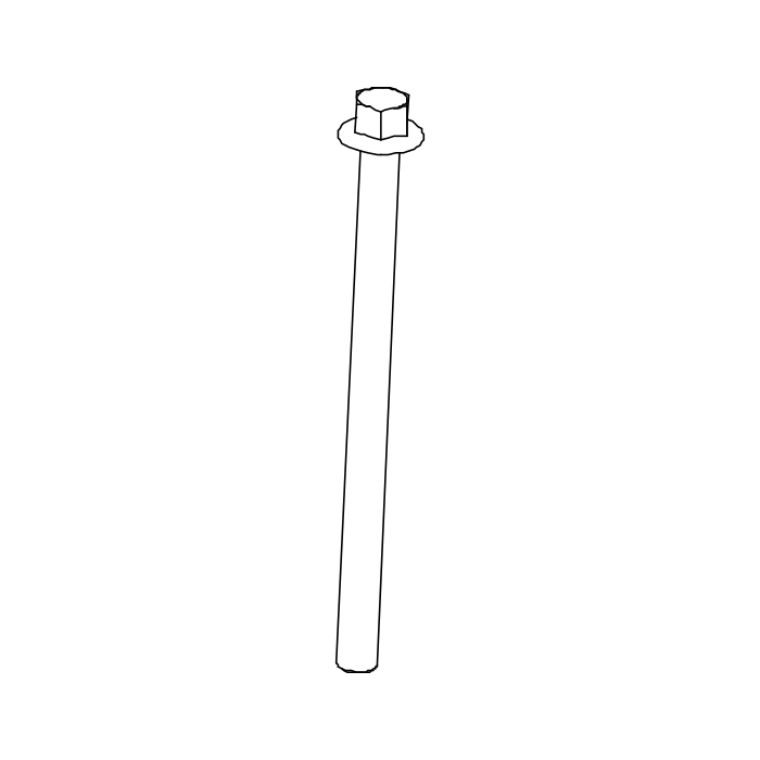 Genuine Maxus B00006047 Bolt-injector Fixing - technical drawing