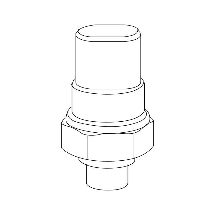 Genuine Maxus B00006062 Bolt-air Conditioning Tube Assembly - technical drawing