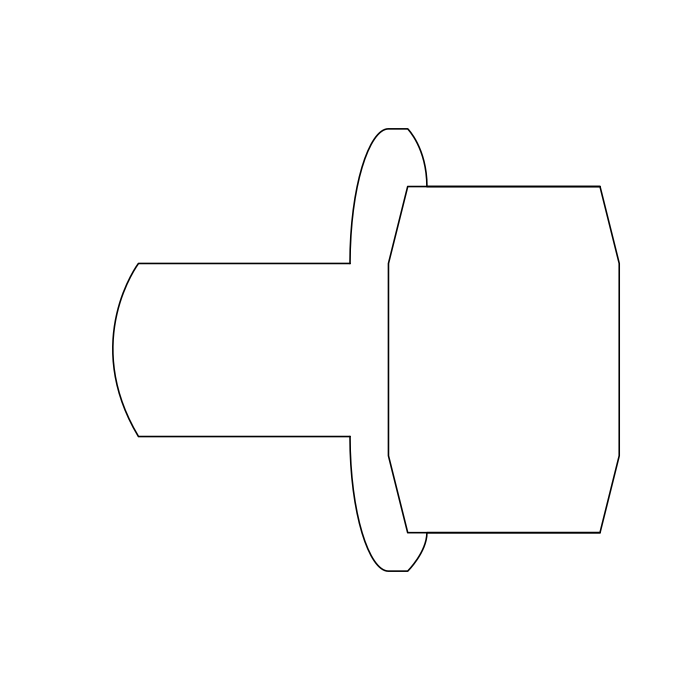 Genuine Maxus B90000035 Bolt/screw-rear Wheel Speed Sensor - technical drawing