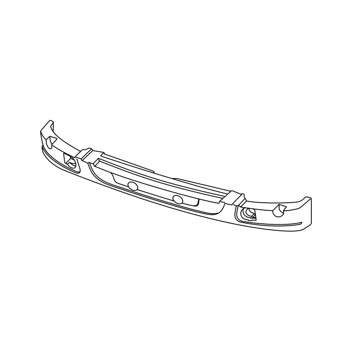 Genuine Maxus C00000536 Absorber-front Bumper Energy - technical drawing