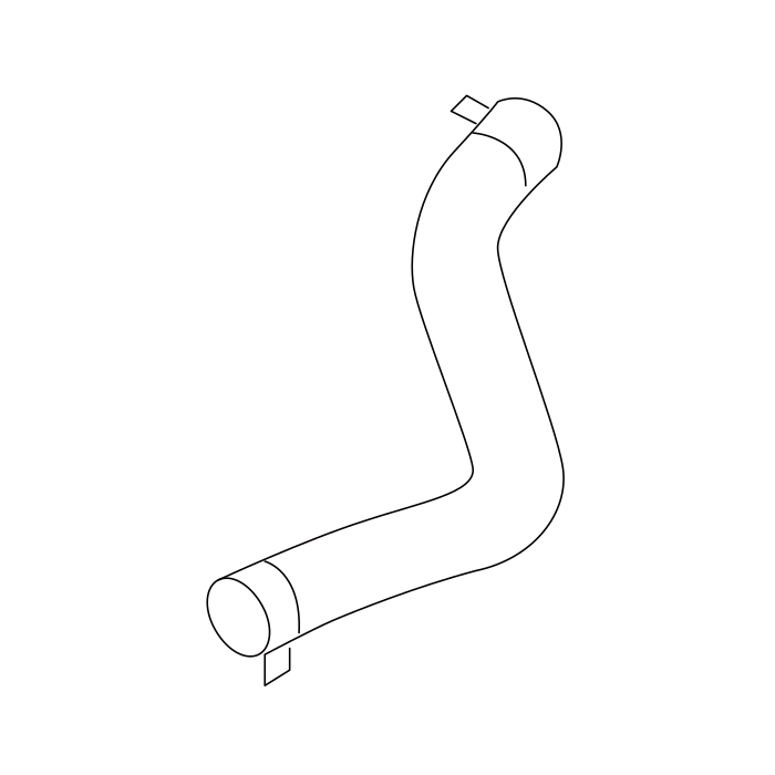 Genuine Maxus C00001088 Heater Hose-heater Hose - technical drawing
