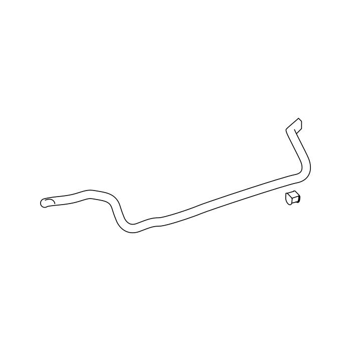 Genuine Maxus C00001209 Front Suspension Stabilizer Bar - technical drawing