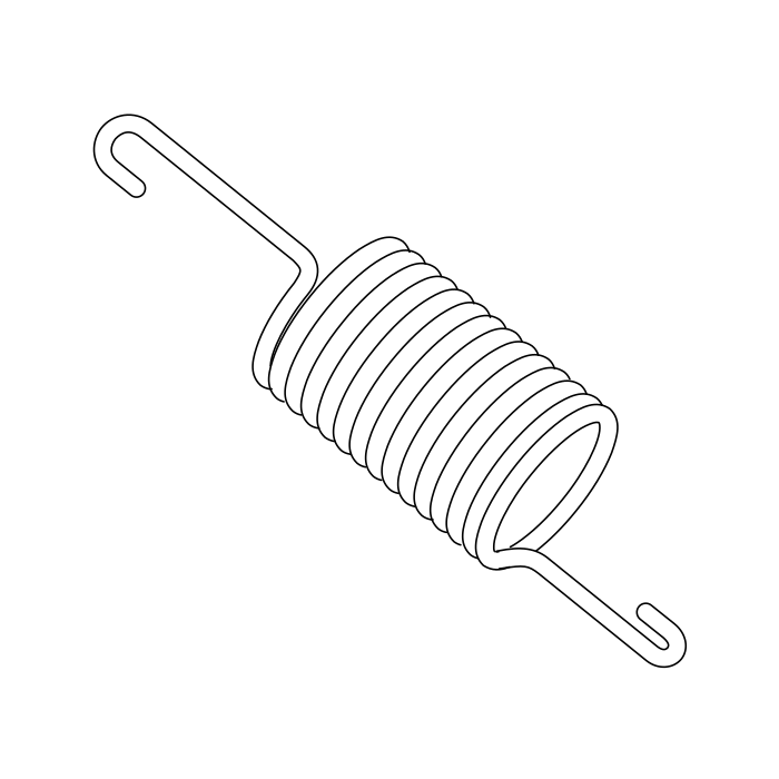 Genuine Maxus C00001705 Spring-parking/park Brake Cable Return - technical drawing