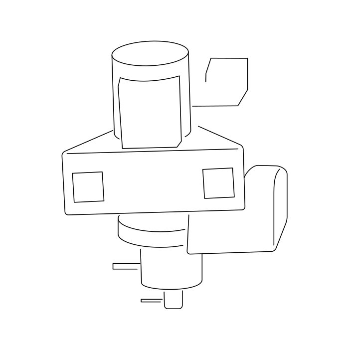 Genuine Maxus C00002046 Vacuum Modulator-engine - technical drawing