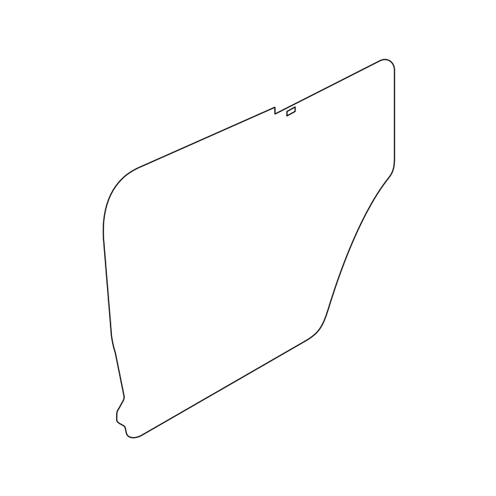 Genuine Maxus C00002152 Film-front Side Door Waterproof - technical drawing