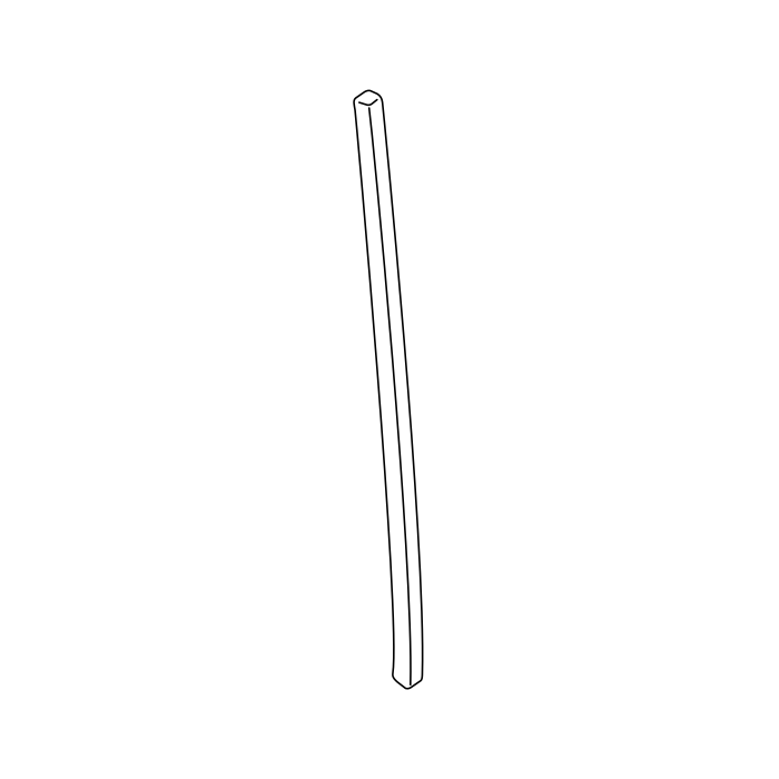 Genuine Maxus C00002298 Run-front Side Door Window Rear Lower - technical drawing