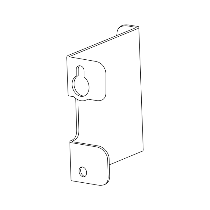 Genuine Maxus C00002320 Bracket-outer Handle Reinforcement - technical drawing