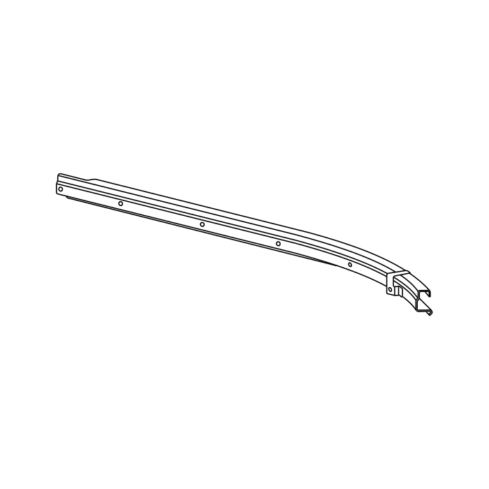 Genuine Maxus C00003550 Guide Assembly-sliding Door Lower - technical drawing