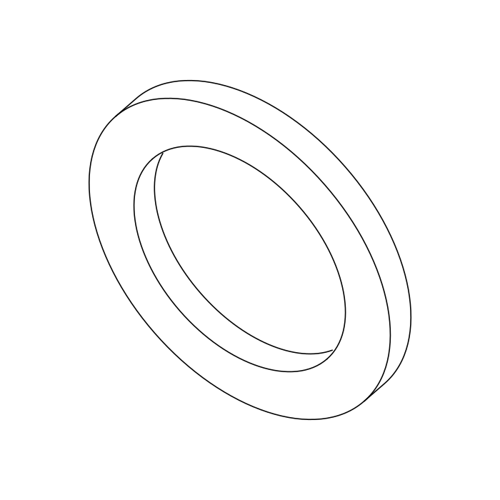 Genuine Maxus C00003653 Bushing-front Arm Rear - technical drawing