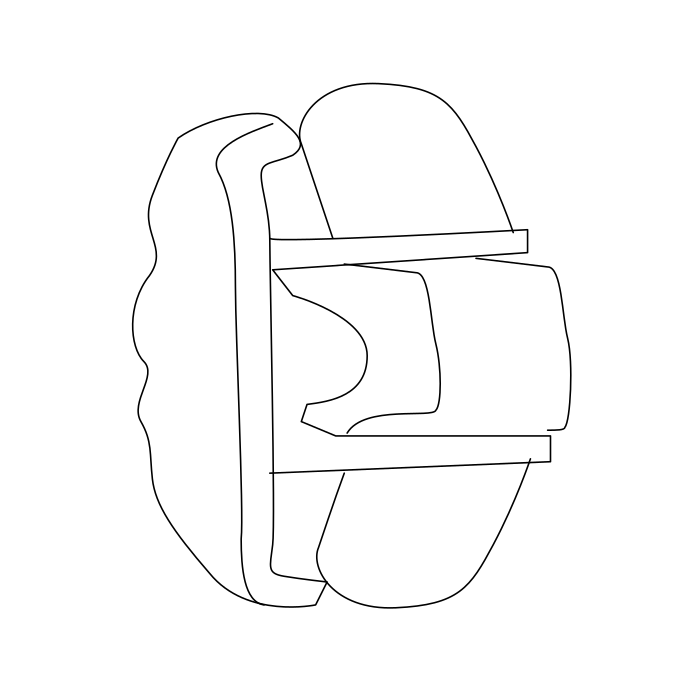 Genuine Maxus C00004893 Weatherstrip-front Side Panel Sill - technical drawing