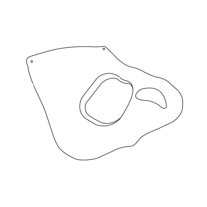 Genuine Maxus C00004923 Film-front Door Waterproof - technical drawing