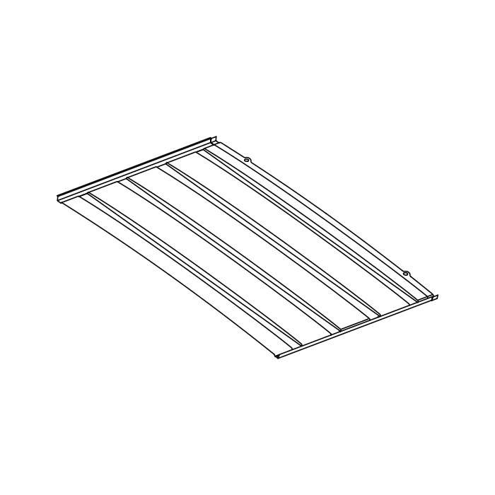 Genuine Maxus C00006907 Panel-roof Outer Extension - technical drawing