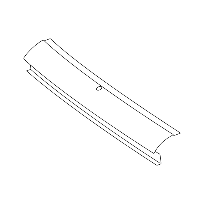 Genuine Maxus C00006940 Panel-rear Roof Cross Member Outer - technical drawing