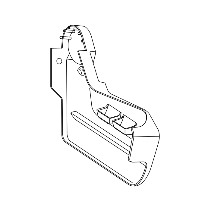 Genuine Maxus C00008772 Clip-driver Seat Guard - technical drawing