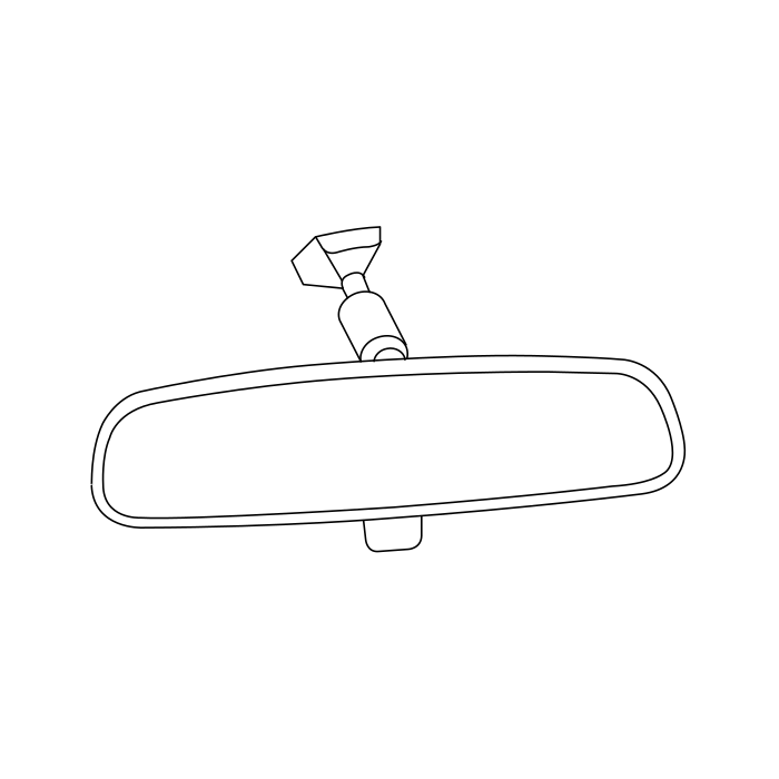 Genuine Maxus C00013568 Eyeglass-outer Mirror - technical drawing