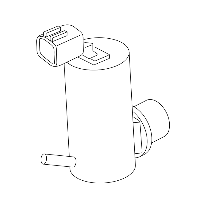 Genuine Maxus C00013578 Pump-windshield Washer - technical drawing