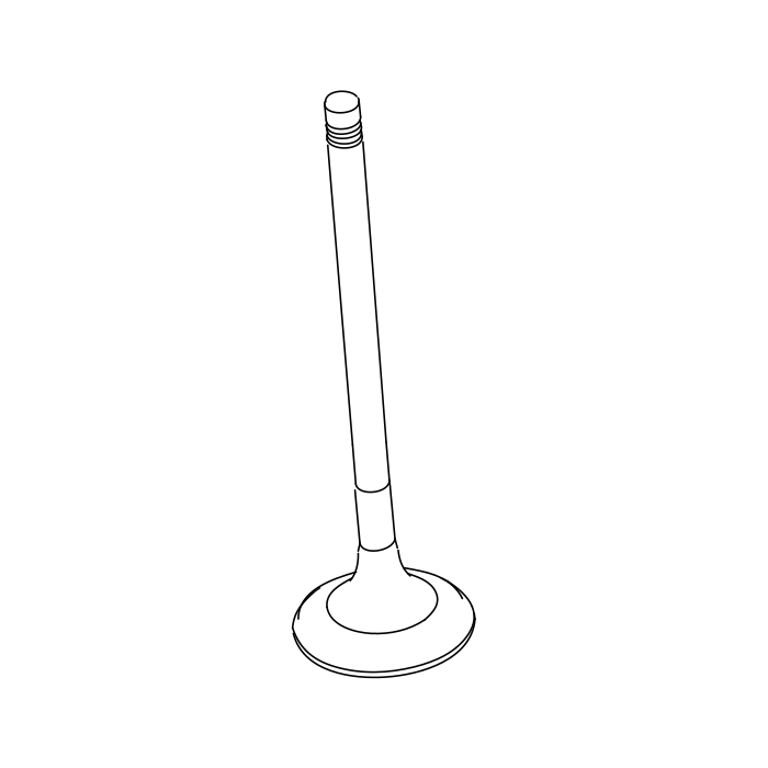 Genuine Maxus C00014557 Valve-exhaust - technical drawing