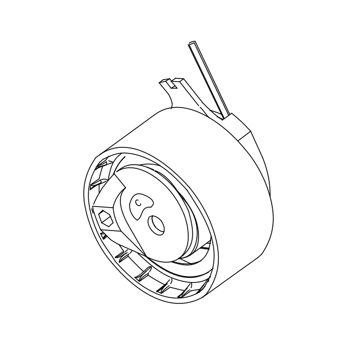 Genuine Maxus C00014686 Tensioner-timing - technical drawing