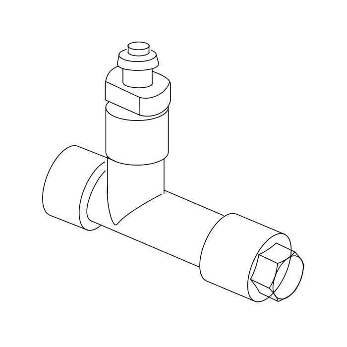 Genuine Maxus C00015257 Connector-csc Outlet - technical drawing