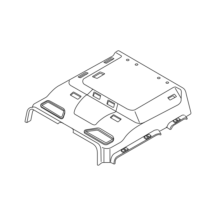 Genuine Maxus C00015963 Sunshade Assembly - technical drawing