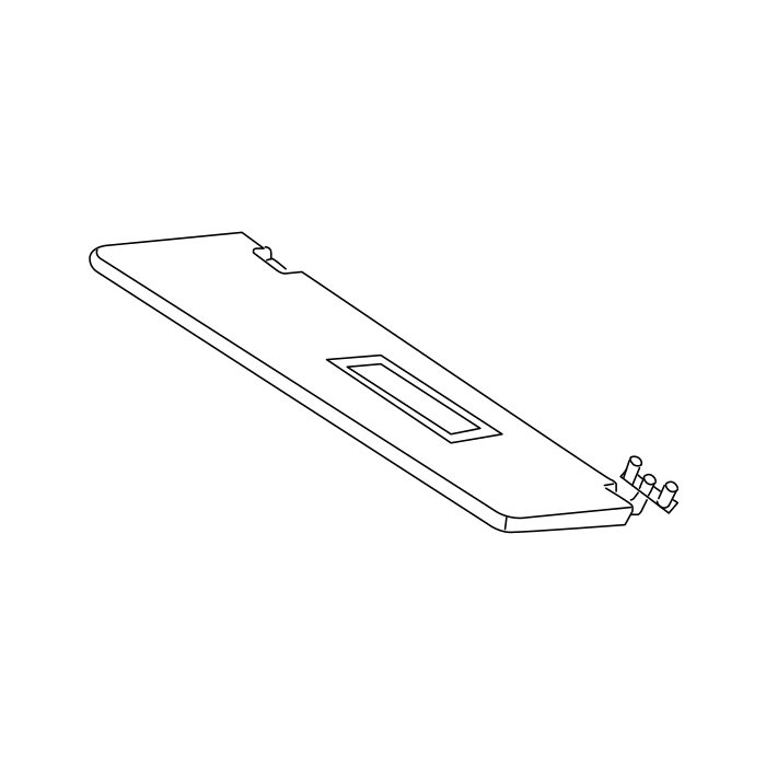 Genuine Maxus C00015965 Sunshade Assembly - technical drawing