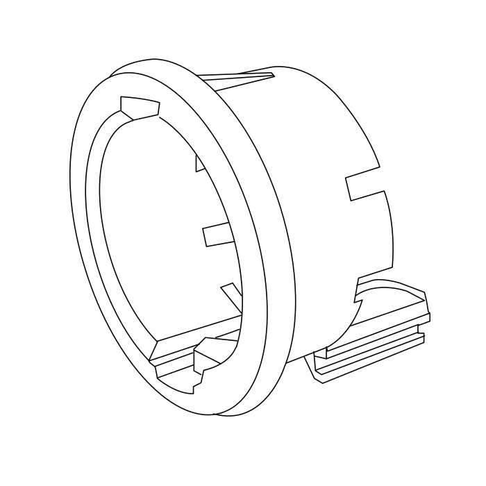 Genuine Maxus C00016706 Circle-cigarette Lighter Install - technical drawing