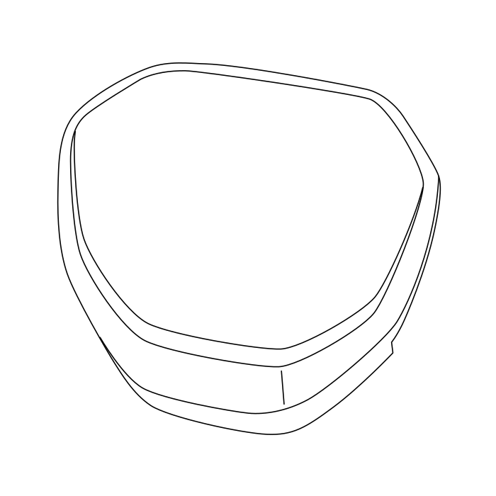 Genuine Maxus C00016751 Airbag Assembly-driver Side - technical drawing