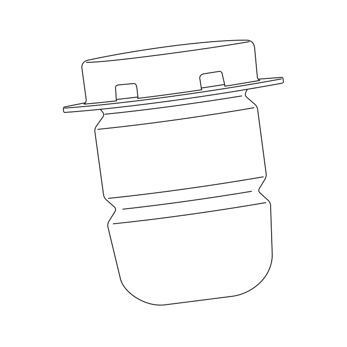 Genuine Maxus C00017160 Bumper-rear Leaf Spring - technical drawing