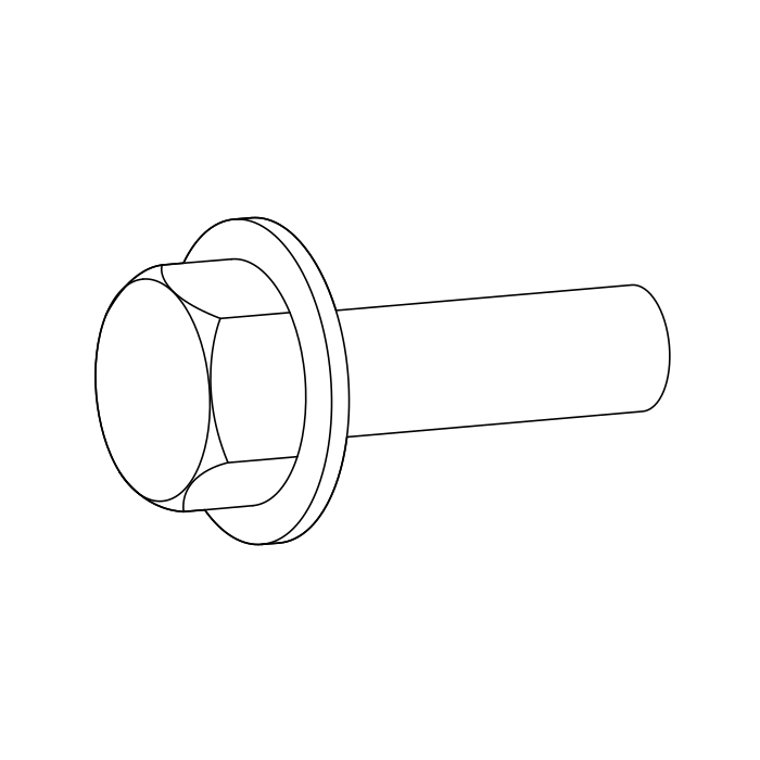 Genuine Maxus C00021996 Bolt/screw-front Shock Absorber Strut To Steering Knuckle - technical drawing