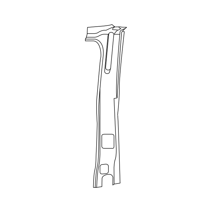 Genuine Maxus C00023168 Panel-b/pillar Inner - technical drawing