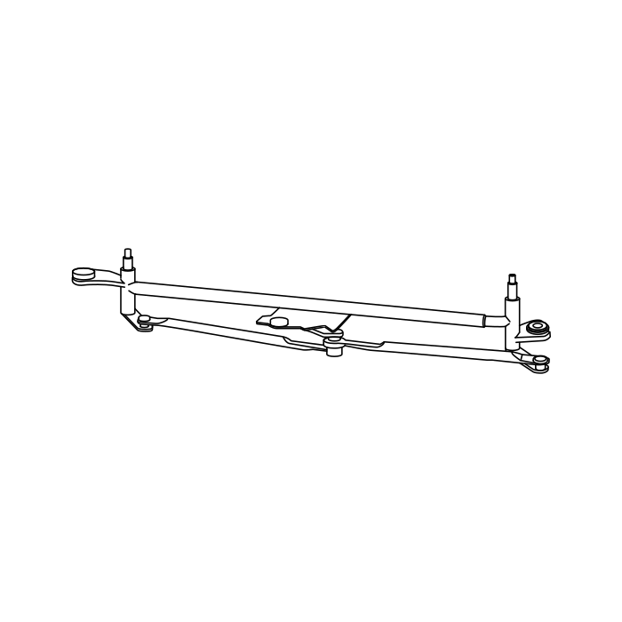 Genuine Maxus C00023235 Pitman Assembly-front Wiper - technical drawing