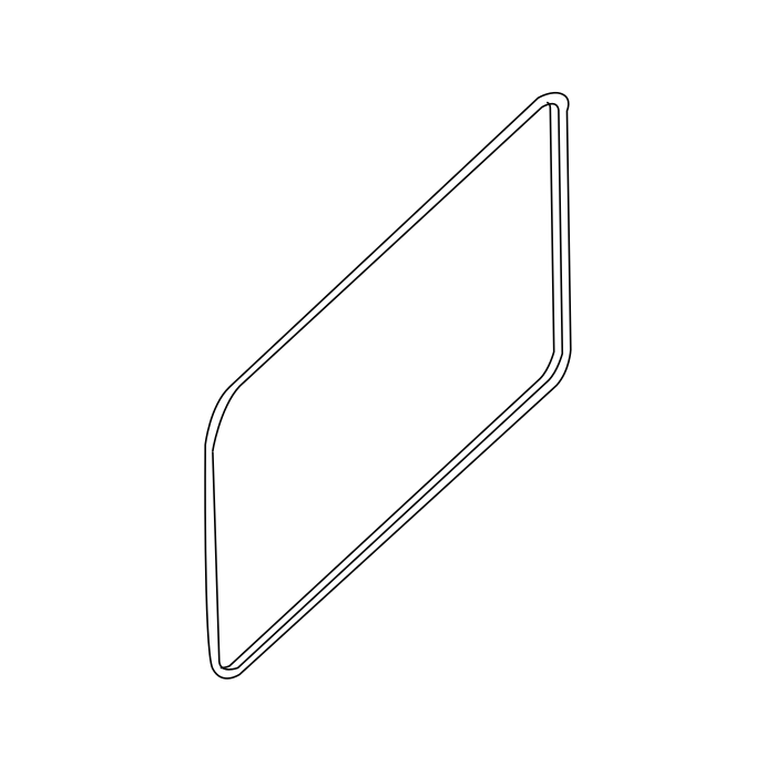 Genuine Maxus C00023612 Window Assembly-front Side Door - technical drawing
