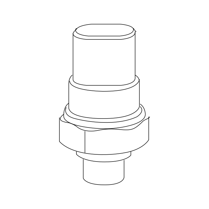 Genuine Maxus C00024191 Grommet-air Conditioning Tube Install - technical drawing