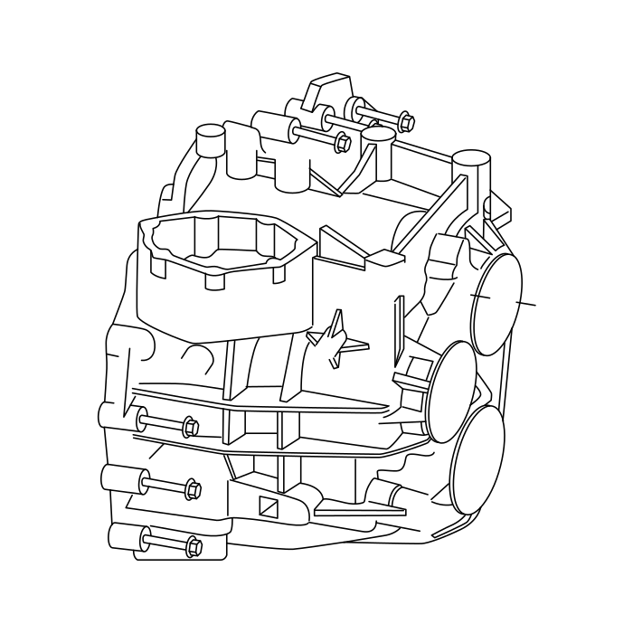 Genuine Maxus C00024719 Body-transmission - technical drawing