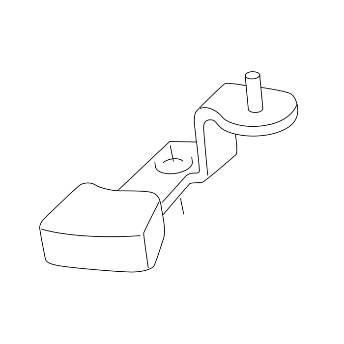 Genuine Maxus C00024926 Lever-shift - technical drawing