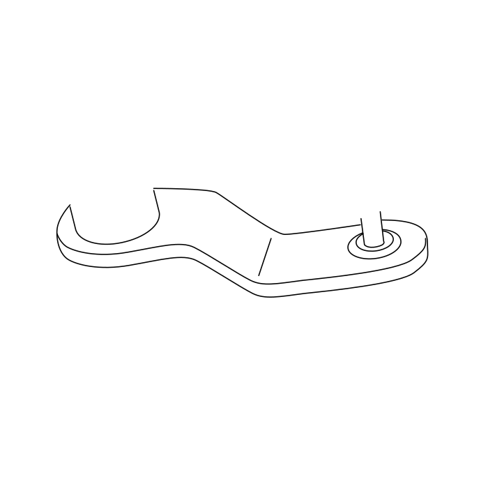 Genuine Maxus C00024927 Lever-select - technical drawing