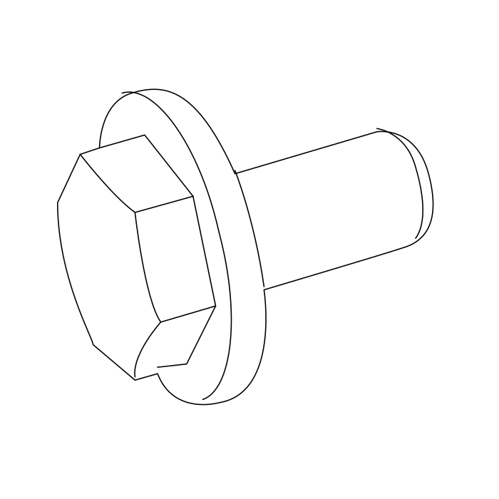 Genuine Maxus C00025126 Bolt/screw-front Gdr - technical drawing