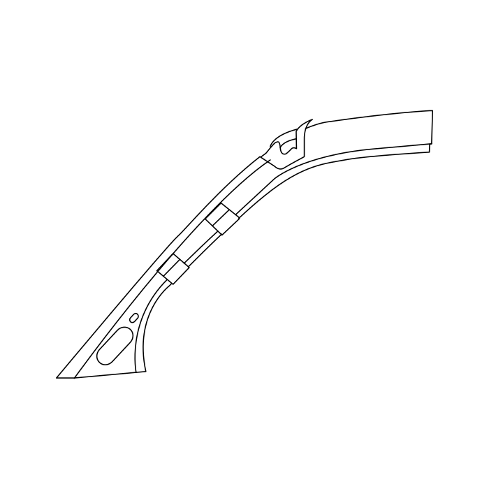 Genuine Maxus C00027104 Crossmember-front Roof - technical drawing