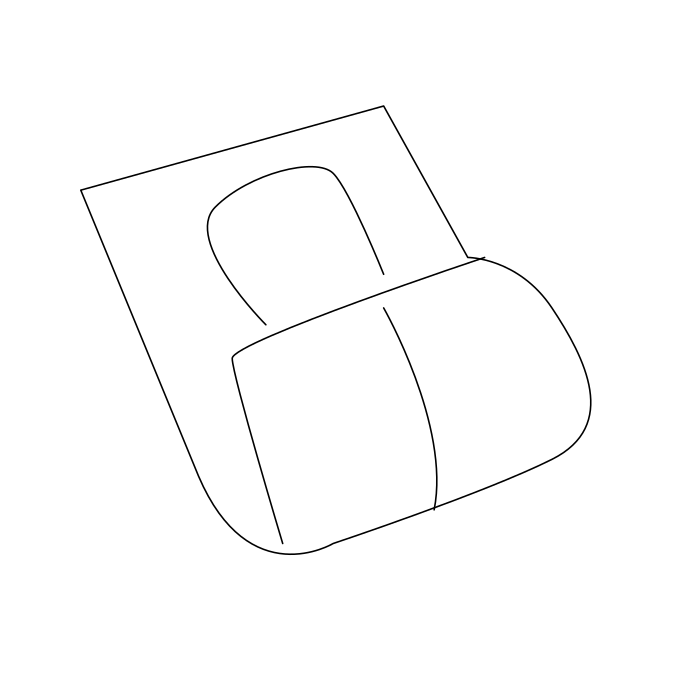 Genuine Maxus C00027574 Clip-brake Pipe Single Ii - technical drawing