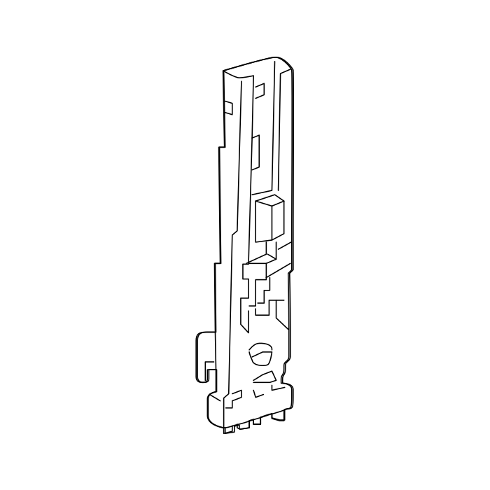 Genuine Maxus C00030053 Height Adjustor Assembly-front Seat Belt - technical drawing
