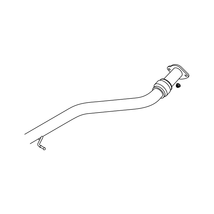 Genuine Maxus C00030640 Hose-under Exhaust - technical drawing
