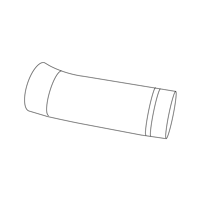 Genuine Maxus C00030747 Hose-air Cleaner Inlet - technical drawing