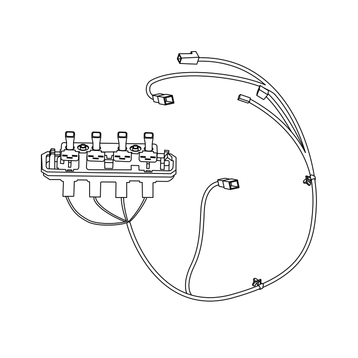 Genuine Maxus C00030843 Contact Switch Assembly-sliding Side Door - technical drawing