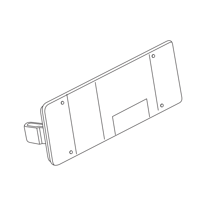 Genuine Maxus C00033613 Shield-rear Lamp - technical drawing