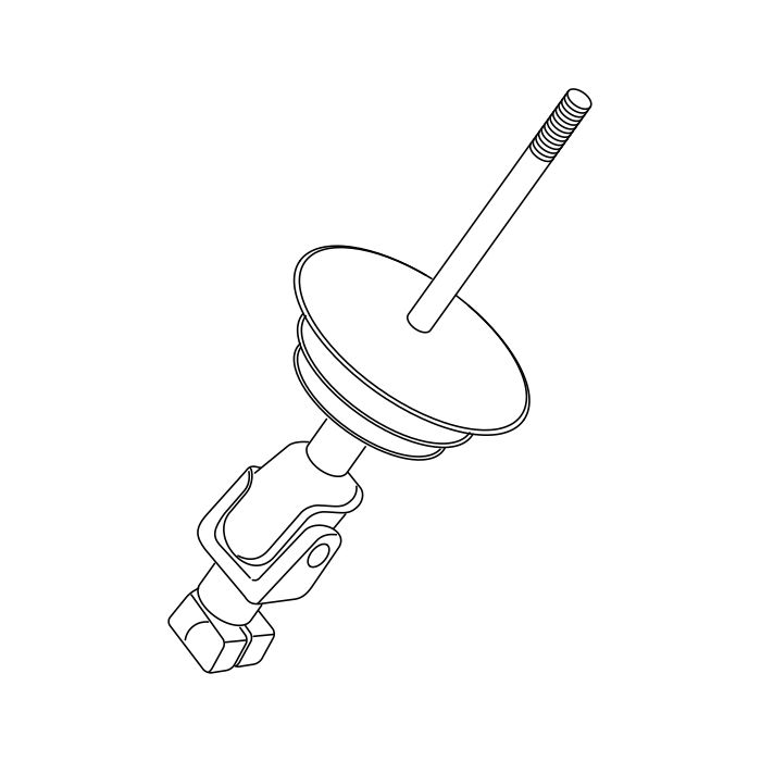 Genuine Maxus C00034175 Connector-universal Hinge - technical drawing