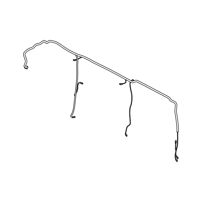 Genuine Maxus C00034596 Harness-right Hand Side Roof - technical drawing